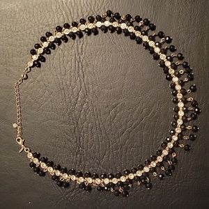 Avon Vintage black collar necklace